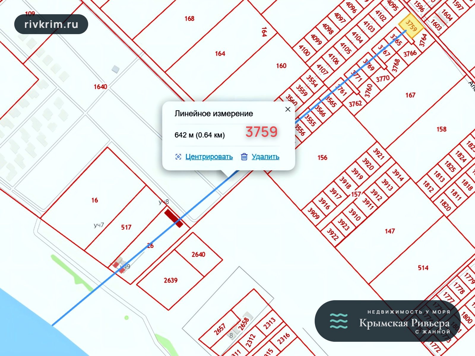 Участок земли на Крымском побережье 6 соток. 3759