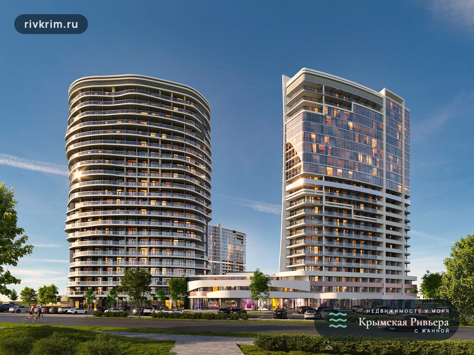 Евпатория ЖК "Мойнако Ривьера" 2-комнатная квартира 53 м²