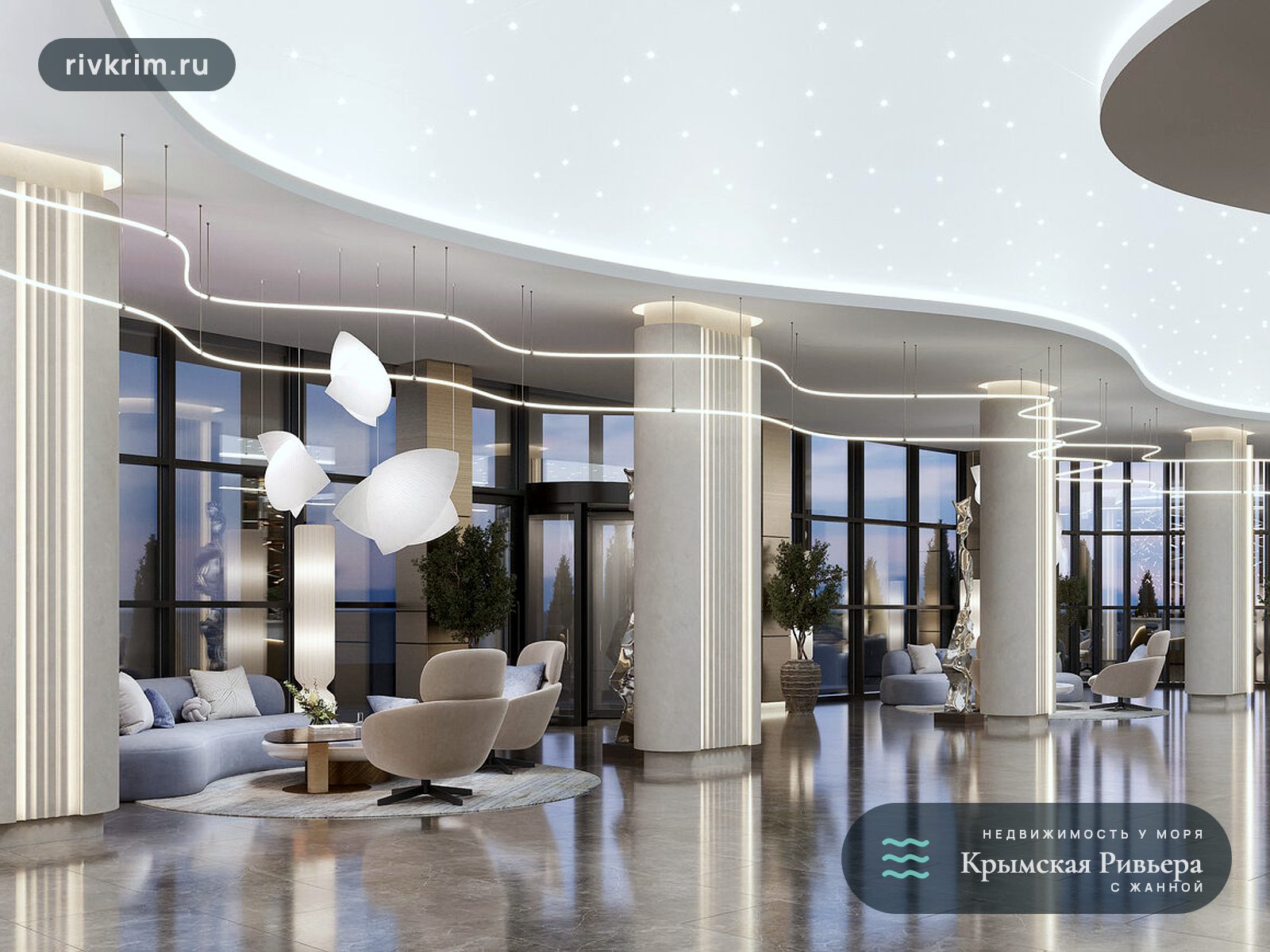 Евпатория ЖК "Мойнако Ривьера" 2-комнатная квартира 84 м²